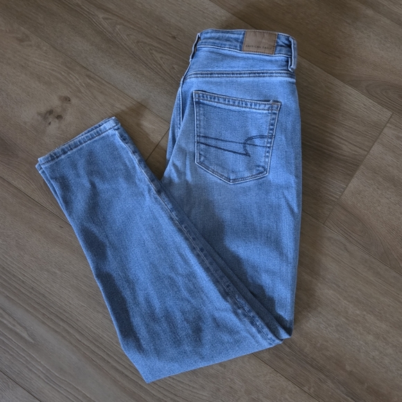 American Eagle Outfitters Denim - American Eagle‎ Stretch Mom High Rise Medium Wash Ankle Jeans